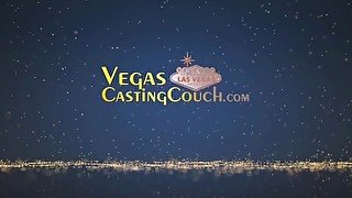 HOT Ebony 19 yr. In Vegas – Does First Casting – POV Throat Fucked -Fingered– Cowgirl - Doggy – Bondage – Orgasm