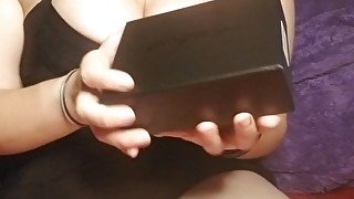 Watch me orgasm while trying out my new vibrating butt plug