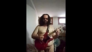 nicola deidda naked playing guitar 5