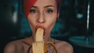 ASMR playing with Banana FIND ME ON FANSLY  -  MYSWEETALICE (PATREON - MYKINKYDOPEASMR)