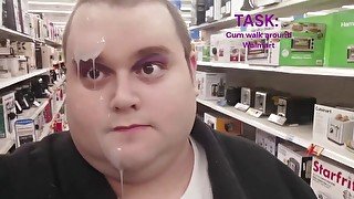 Dare: Cum Walk around Walmart!