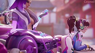 Sex Machines Bring Girl D To Orgasm.va From Overwatch