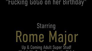 Rome Major Gets His Thick Candle Blown By Big Booty Birthday Girl GoGo!