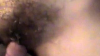 My first porno - hairy teen girl fucked and cumshot