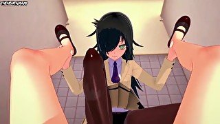 Hentai POV Feet Tomoko Kuroki WataMote