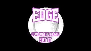 AUDIO ONLY - Edge cum on the plate eat it JOI cum countdown