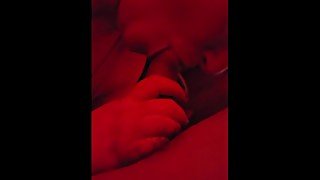 SuckIng dick practice for my hippie slut, comes over for oral orgasm night. Part one