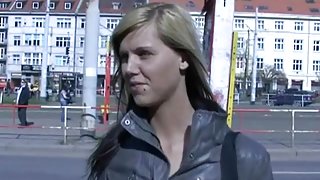 CZECH STREETS - Ilona takes cash for public sex