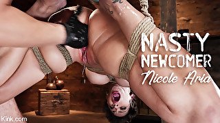 Nicole Aria And Tommy Pistol - Nasty Newcomer