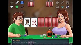 Summertime saga: playing strip poker with the MILF ep 170