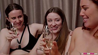 Amber, Morgana, Natalie &amp; Peggie - Naughty &amp; Nice Pt2 With Amber Leigh