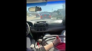 Handjob In Traffic 🚦 While Cars Are Passing 🚘 Real Public Handjob From Amateur Latina 💦