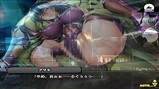 対魔忍　RPGX　【無刀魔滅】 井河アサギ　後半