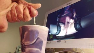 Sissy masturbated watching JaynaCD masturbate!! Tribute video!!