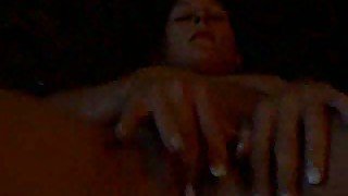 Fingering session of my comely bodacious black haired girlfriend