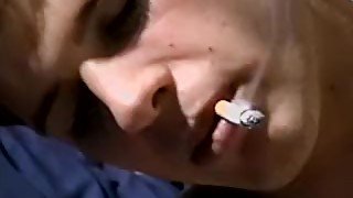 Smoking jock Chad cums hard after anal play and wanking