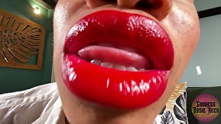 ASMR Therapist Red Lipstick