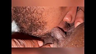 Piss drinking leads to pussy licking!