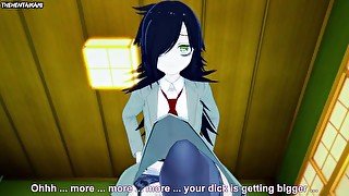 Tomoko Kuroki WataMote Feet Hentai POV