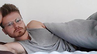 POV: you're in bed with ftm guy as he masturbates