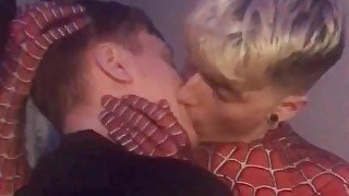 Spider man dominates British bi chav