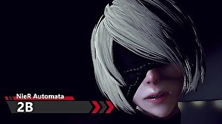 NieR Automata - 2B × Beautiful Big Ass - 2 - Lite Version