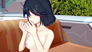 (POV) Matoi Ryuuko LOVES Sucking your JUICE Hentai Uncensored