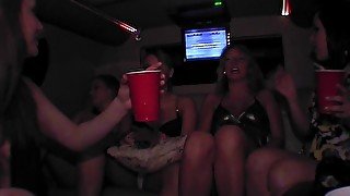 high school sluts getting naked in their real life prom limo