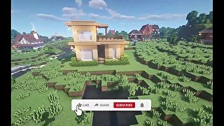 How to build a Modern Wood House in Minecraft