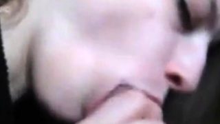 First time she Eats Cum