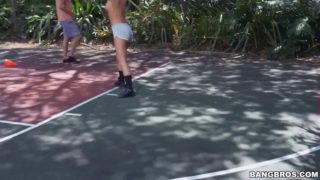 Frisky blonde chick carter cruise is sick at basketball and handling huge dicks