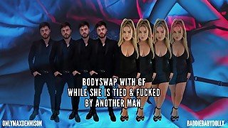 BodySwap with GF while she is tied & Fucked by another man FREE Preview