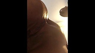 Light skin Latina Girlfriends first time anal teen gets filled with cum