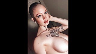 Karaismoody shaves her head