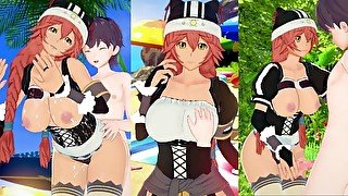 【エロゲーコイカツ！】オーバーロード ルプスレギナ3DCG巨乳アニメ動画[Hentai Game Koikatsu! OVERLORD Lupusregina Epsilon]