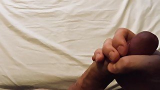 Masturbating in the bedroom for fun