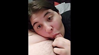 Girlfriend blowjob