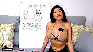 Hottest Latina Girl Teaches You Spanish