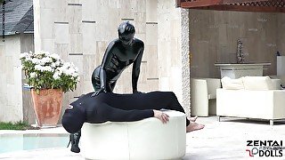 Pool Duo Black Fetish Fun - Watch4Fetish