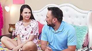 Liz Jordan is lovely and ready to get fucked by stepdad
