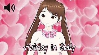 Holiday in Sicily - A Lesbian Erotic Storytelling (Audio, ASMR)