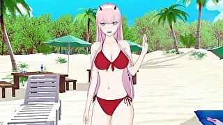 Darling In The Franxx: Zero Two Sucks and Gets Anal 3D Hentai