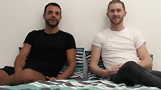 Amateur Australian jocks Killian and Lewis sucking cock before anal