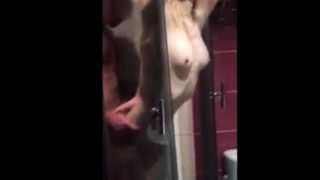 Stranger fucks girl in the shower