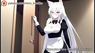 [ASMR Audio & Video] Hentai Vtuber Kanako Becomes your new Maid!