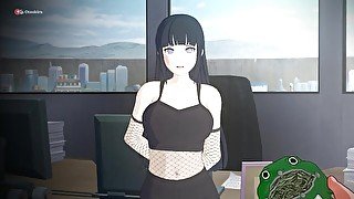 Hinata Hyuga Masturbating