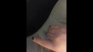 WATCH ME FINGER MY LITTLE TDICK OVER MY UNDERWEAR - FUCKING HORNY TRANNY