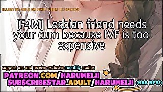 [f4m] Helping Your Lesbian Friend [impreg] [creampie]  Erotic Audio Roleplay