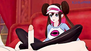 Rosa (Mei) and I have intense sex in the bedroom. - Pokémon Hentai