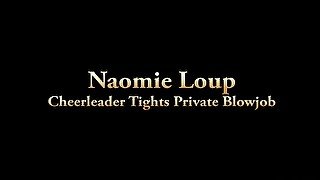 147 Naomie Loup Cheerleader Blowjob Lurex Tights - Sex Movies Featuring Sexy Tights